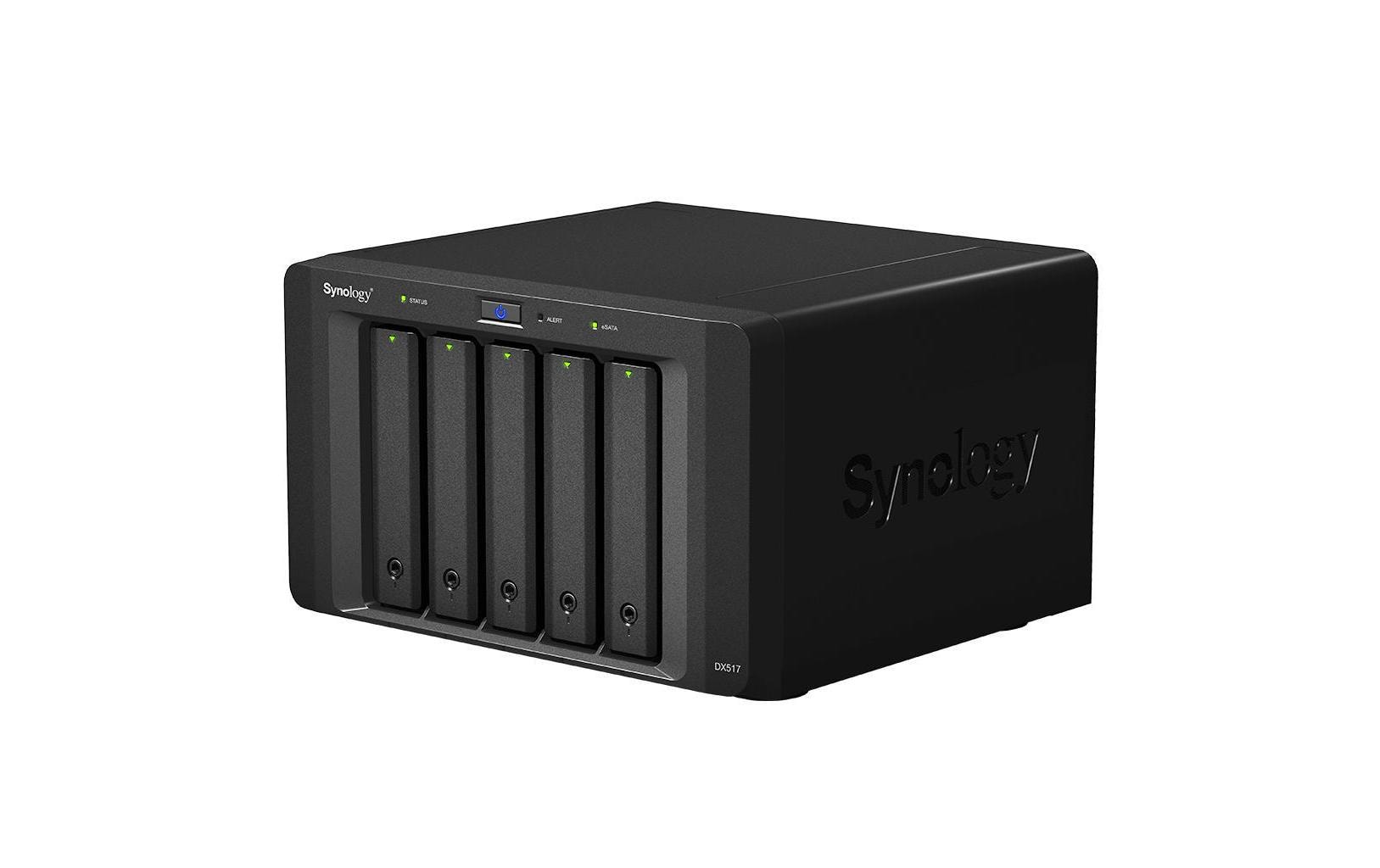 Synology DX517 – 5-Bay Desktop NAS – für 2,5"/3,5" HDD/SSD, SATA