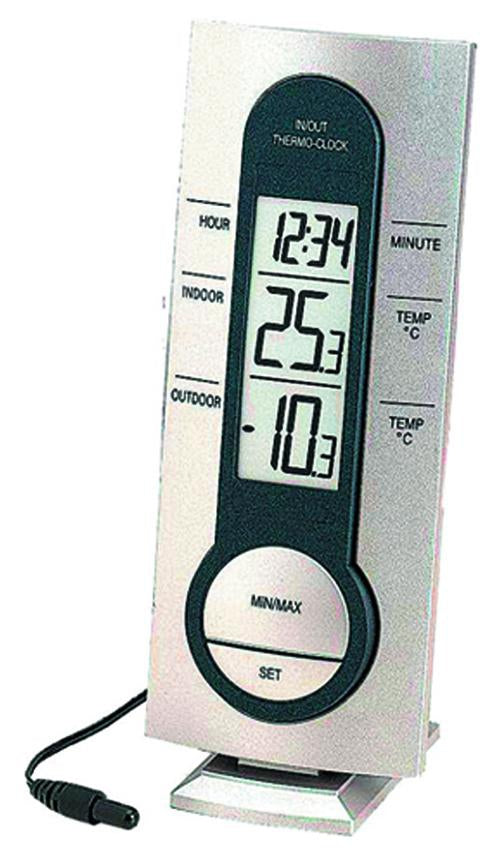 Technoline WS 7033 – Wetterstation, innen/aussen – Silber
