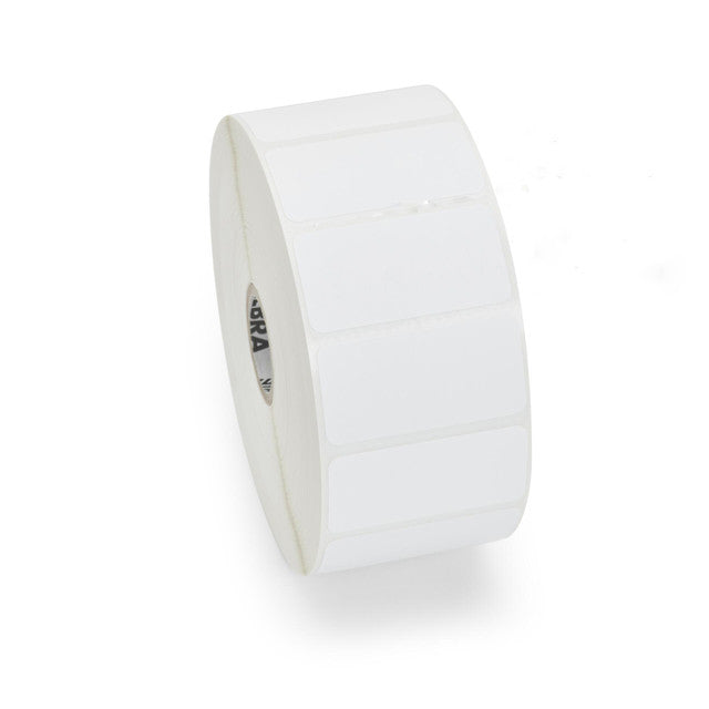 Zebra Druckeretiketten, 89 mm × 51 mm, weiss, Papier, permanent, 24 Rollen