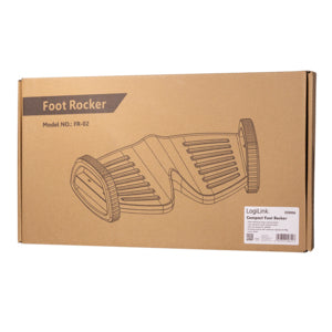 LogiLink EO0006 Fusswippe – Kunststoff – Schwarz, Anti-Rutsch-Basis, bis 10 kg
