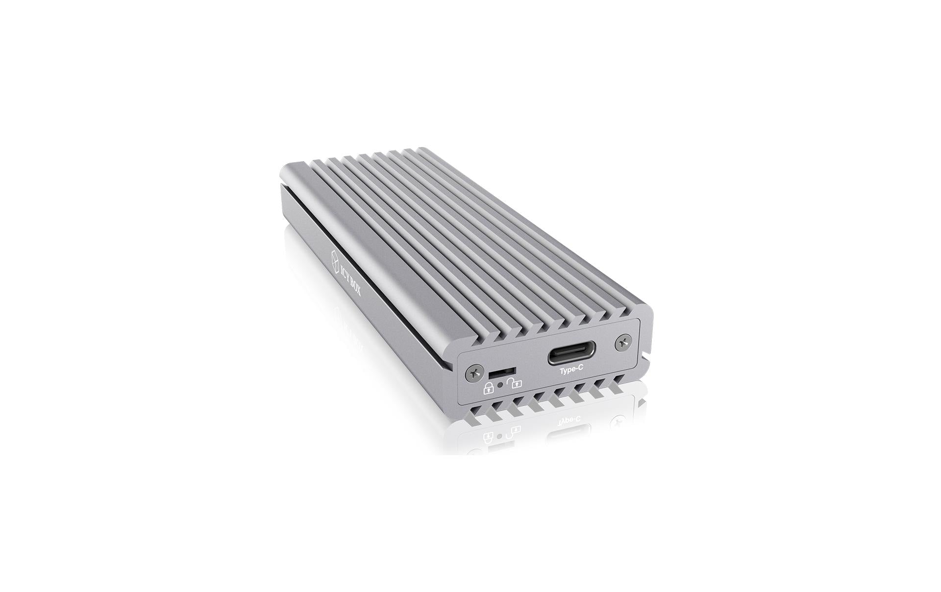 ICY BOX IB-1817MA-C31 – 1-Bay Desktop SSD-Gehäuse – für M.2 NVMe (PCIe 3.0, M-Key, 22×30/42/60/80 mm)