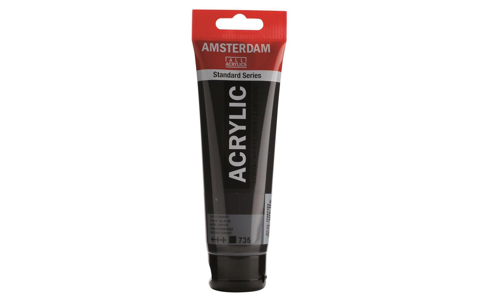 Royal Talens Amsterdam – Acryl Standard – Acrylfarbe – Oxidschwarz, 120 ml