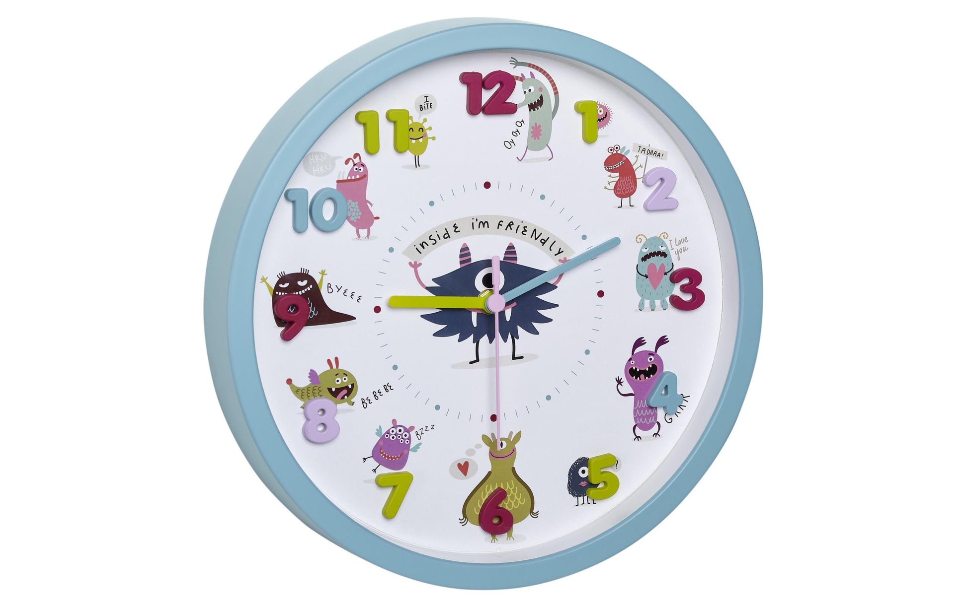 TFA-Dostmann TFA Dostmann Wanduhr – Analog, lautlos, Ø 30,9 cm, mehrfarbig, Kunststoff