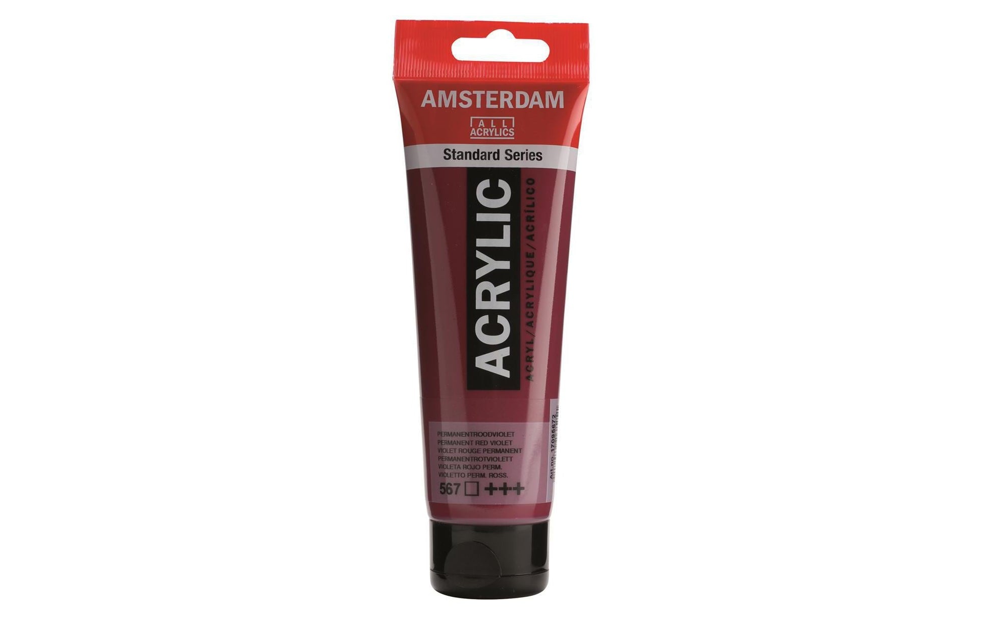 Royal Talens Amsterdam – Acrylic Standard – Acrylfarbe – Permanent Rot Violett, 120 ml