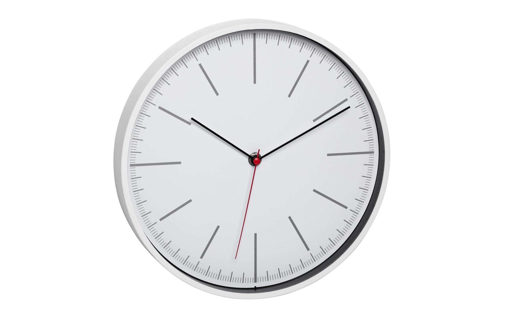 TFA-Dostmann TFA Dostmann Wanduhr – Analog, Ø 28 cm, weiss, Kunststoff