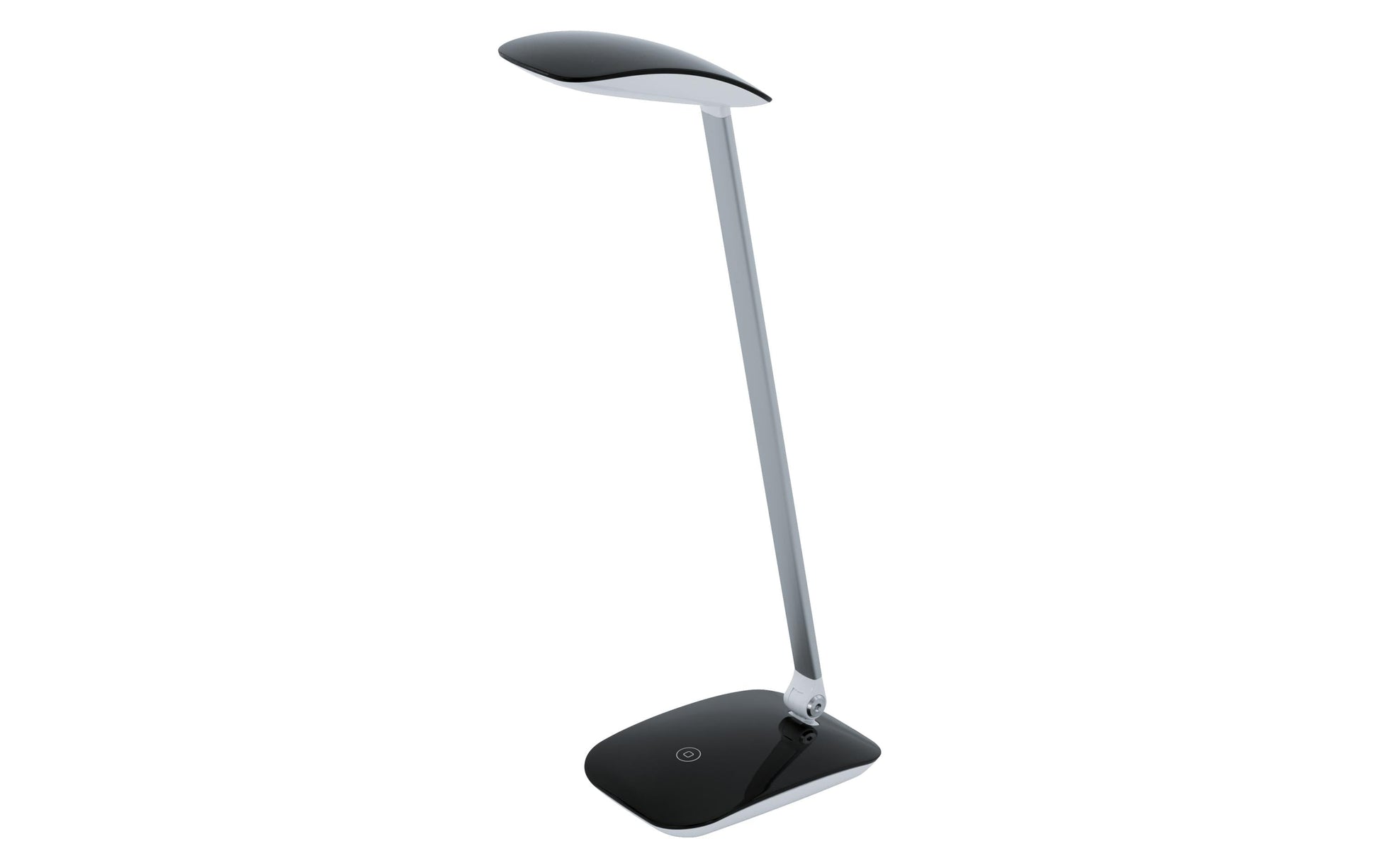 EGLO Tischleuchte CAJERO 1 – LED 4,5 W, 550 lm, 4000 K, dimmbar (Touch-Dimmer) – Schwarz