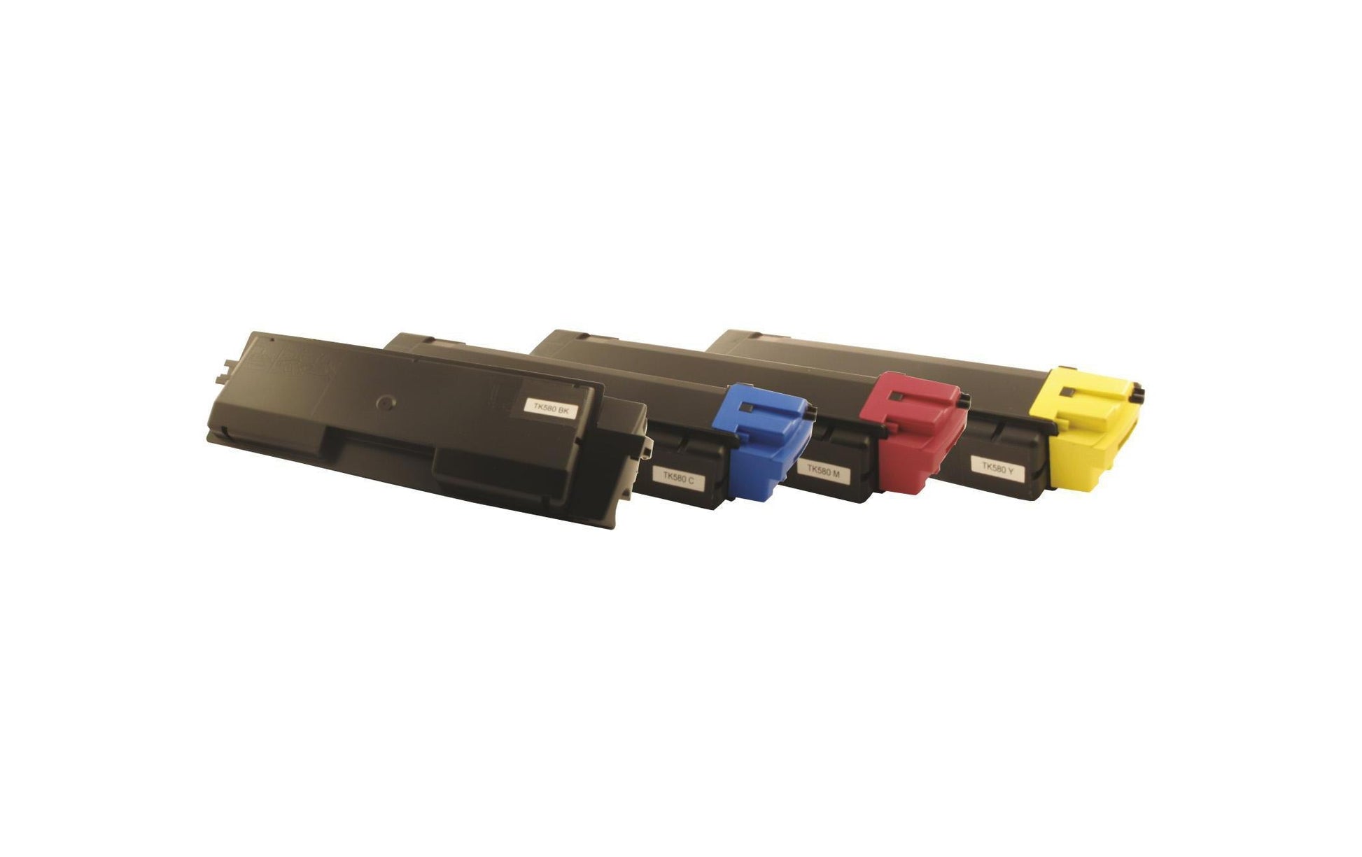 Peach Toner-Multipack TK-580 – BK/C/M/Y, schwarz 3500, C/M/Y 2800 Seiten – für Kyocera ECOSYS P 6021 cdn