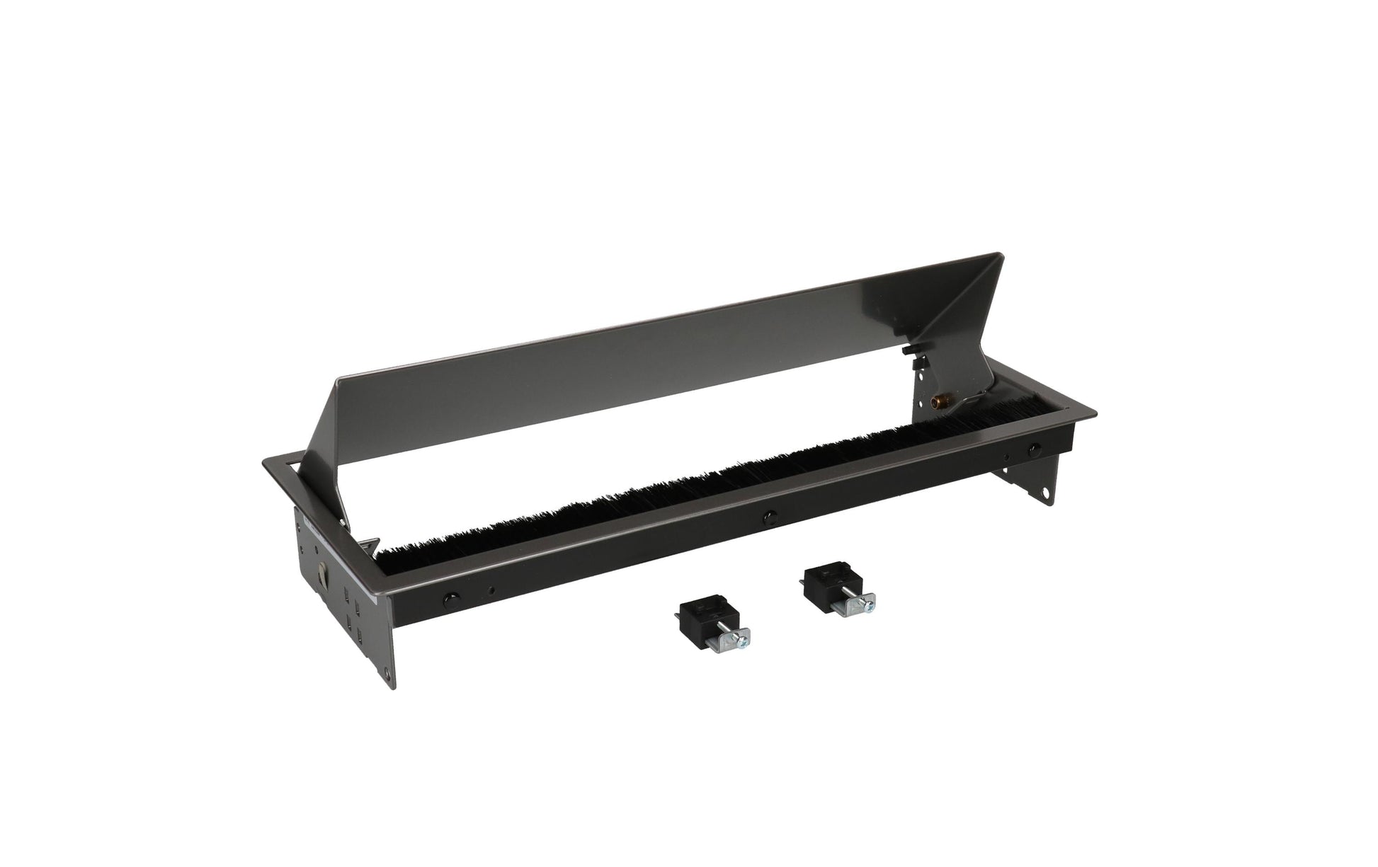 Bachmann CONI Einbaurahmen, Edelstahl, Einbau, 386,5×151×56 mm – Anthrazit