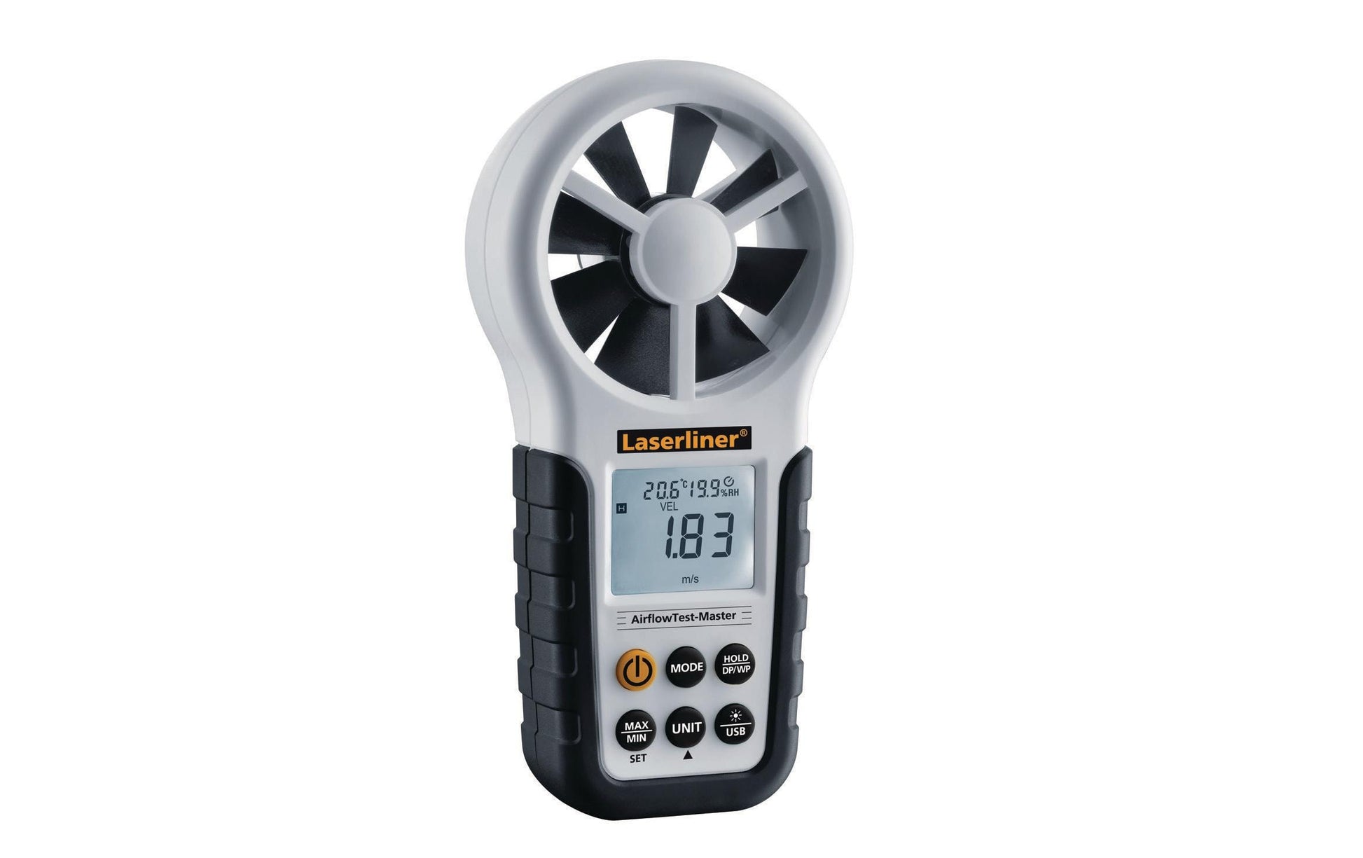 Laserliner AirflowTest-Master Anemometer – 0,8–30 m/s, −10–60 °C, ±1,5 °C
