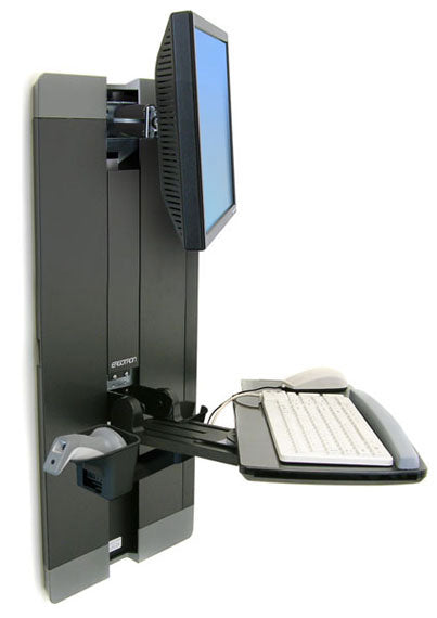 Ergotron StyleView – Wandhalterung – bis 24", höhenverstellbar 22,9 cm, neigen, schwenken, schwarz
