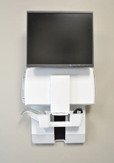 Ergotron STYLEVIEW VERTICAL LIFT – Monitorhalterung, Lift, Weiss