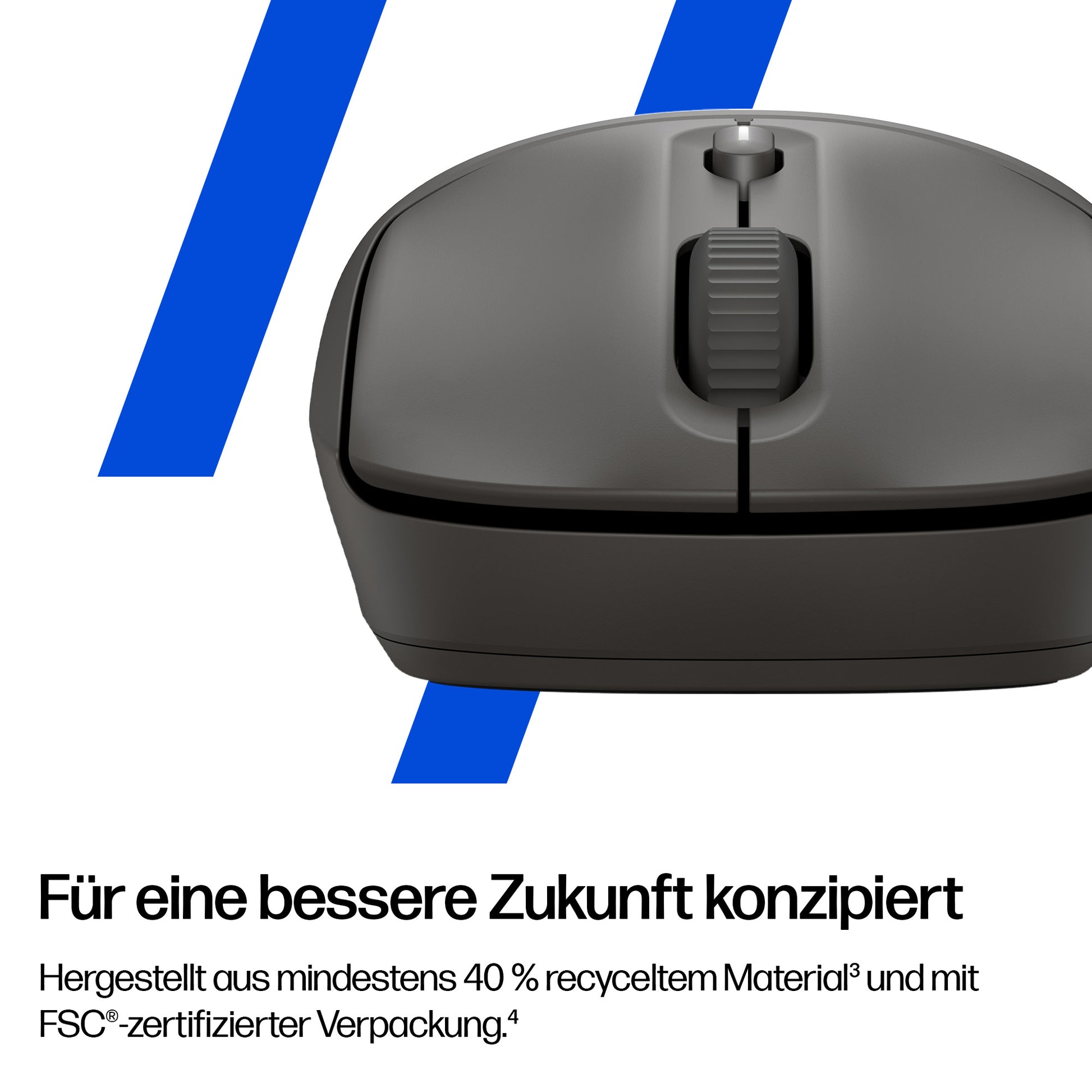 HP 405 Quiet – Maus – Kabellos (2,4 GHz), Schwarz