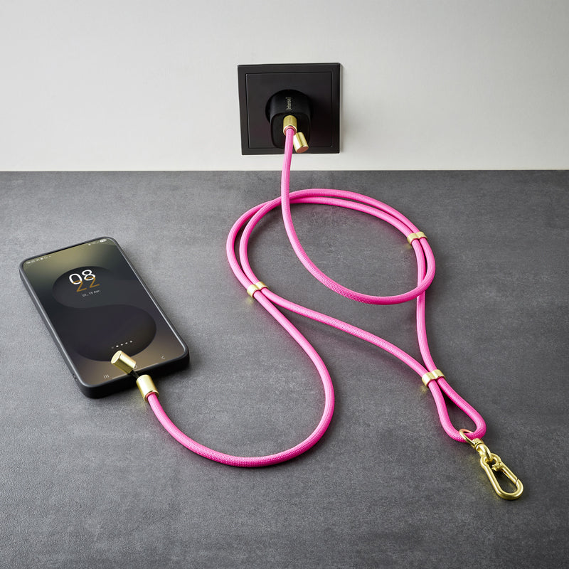 Intenso Kabel – USB-C auf USB-C 1,65 m, PD 60 W, Schlüsselanhänger – für USB-C Geräte