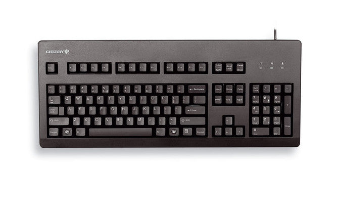 CHERRY G80-3000 – Tastatur, kabelgebunden (USB, PS/2), UK-Layout (EN), Fullsize (mit Ziffernblock)