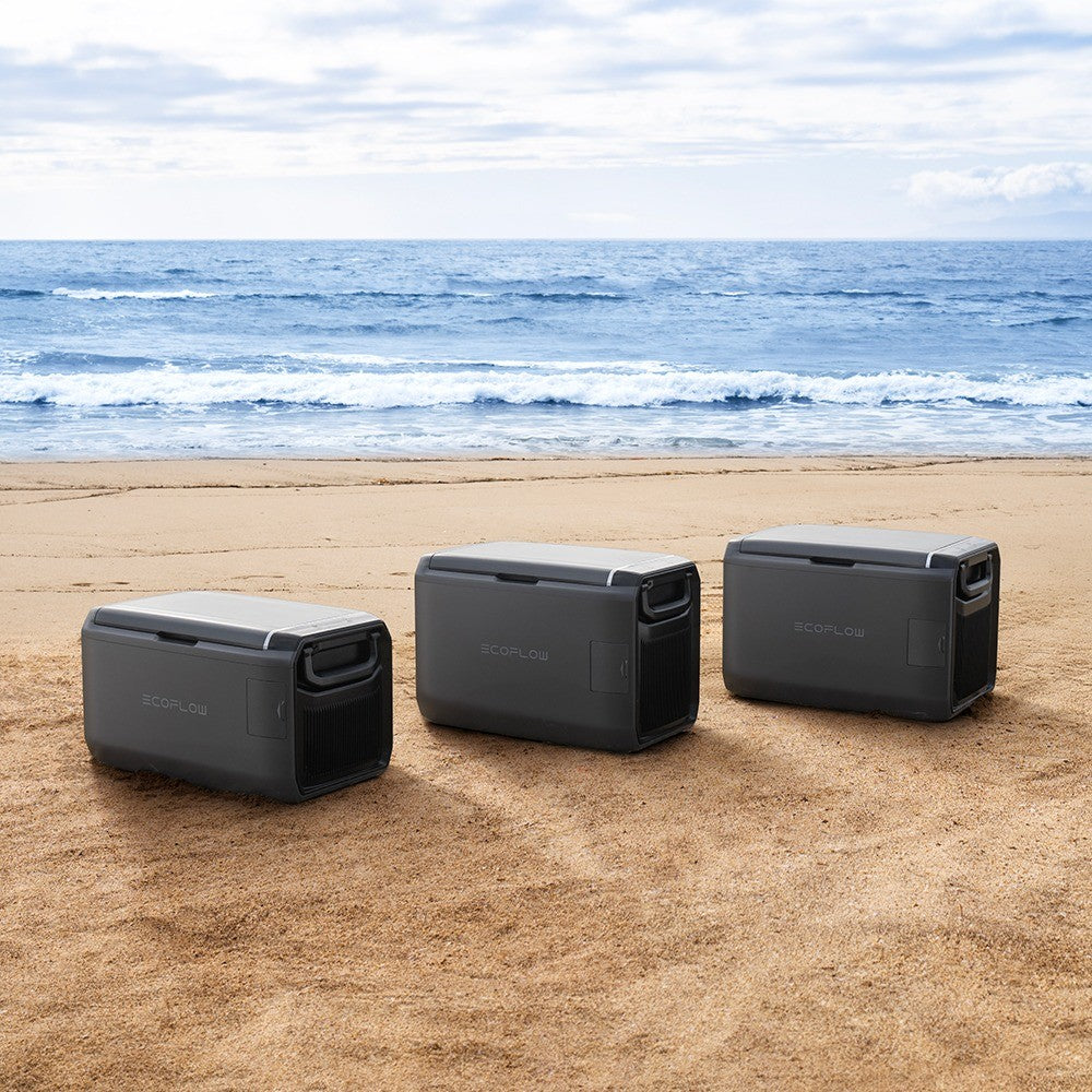 EcoFlow Kühlbox GLACIER Classic – 45 l, 12/24/100–240 V, Kompressor, Energieeffizienzklasse C