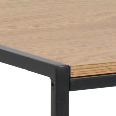 Actona AC Design – Stehtisch – 100 × 45 × 75 cm – schwarz/eiche