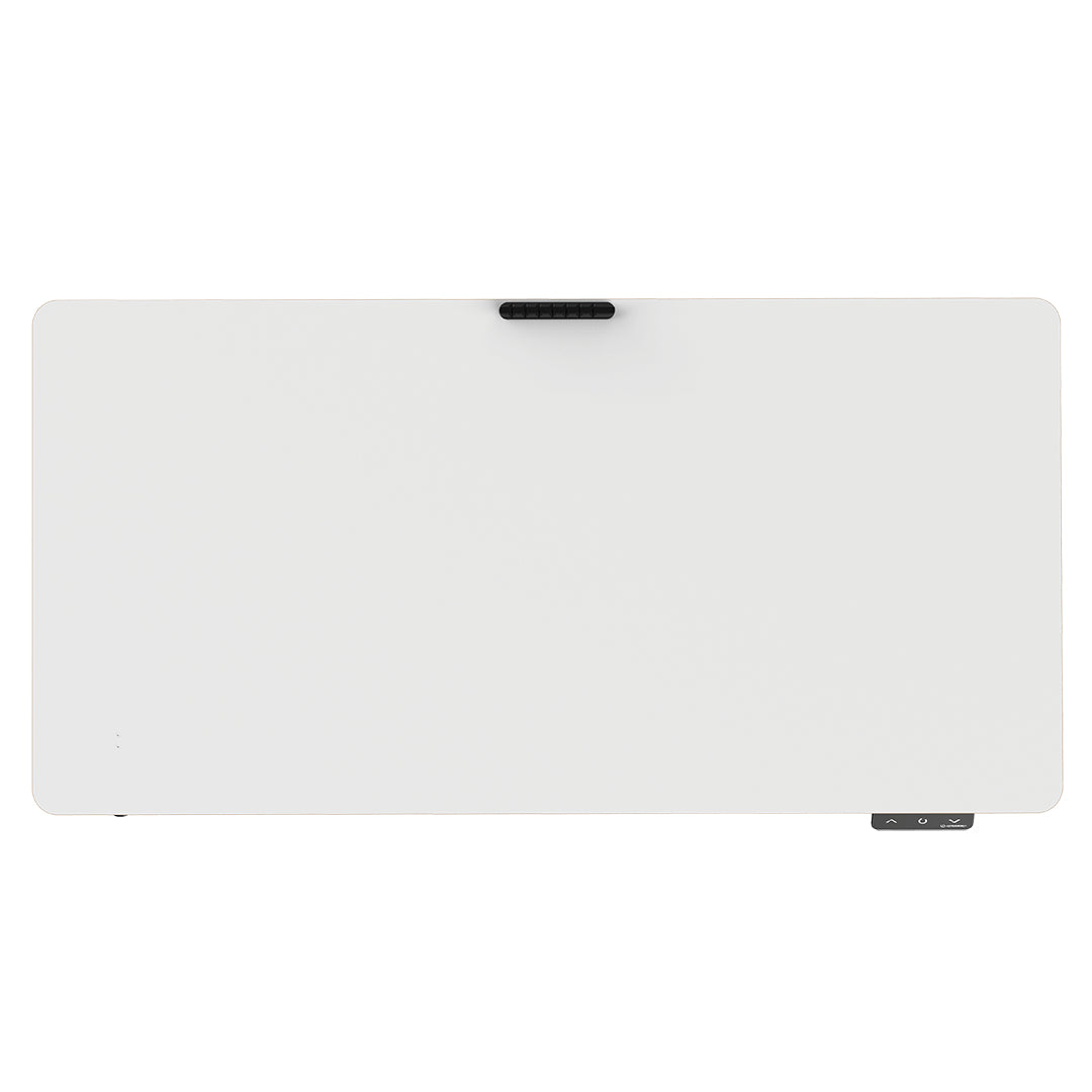 Ultradesk Pulsar Gaming-Tisch – 120 × 60 cm, höhenverstellbar, weiss, Stahl