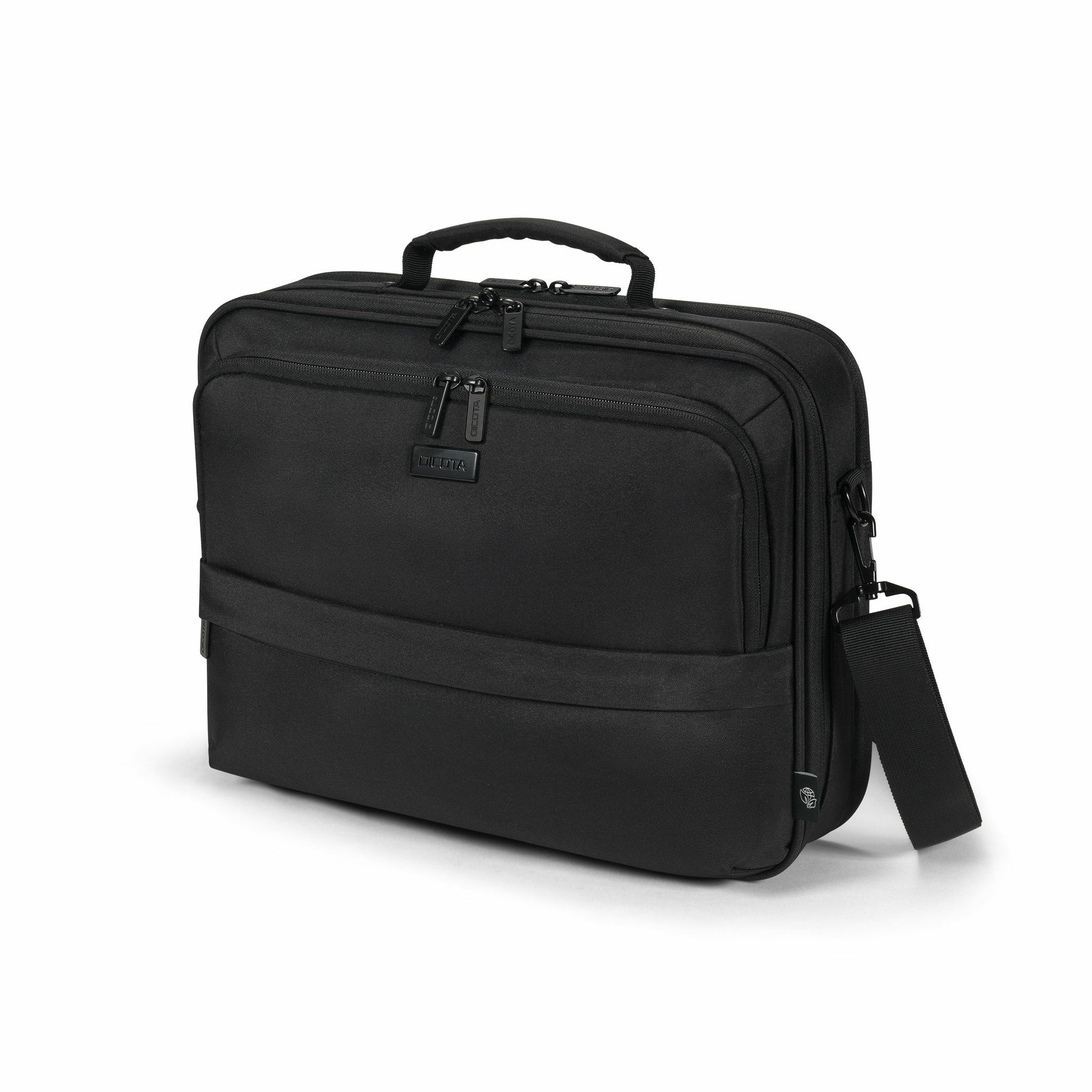 DICOTA Notebook-Tasche für Geräte bis 14,1" – wasserabweisend, 100% recyceltes PET – Schwarz