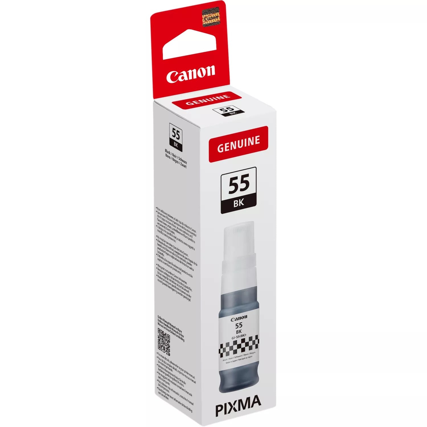 Canon Tintenpatrone GI-55, Schwarz, Original – für PIXMA G-Serie