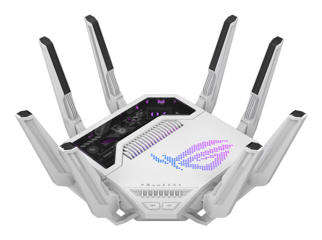 ASUS T-Be19000Ai WLAN-Router – Wi-Fi 7 (802.11be), Tri-Band (2,4/5/6 GHz), 2,5GbE, 10GbE, 7× LAN, 1× USB 3.2 G