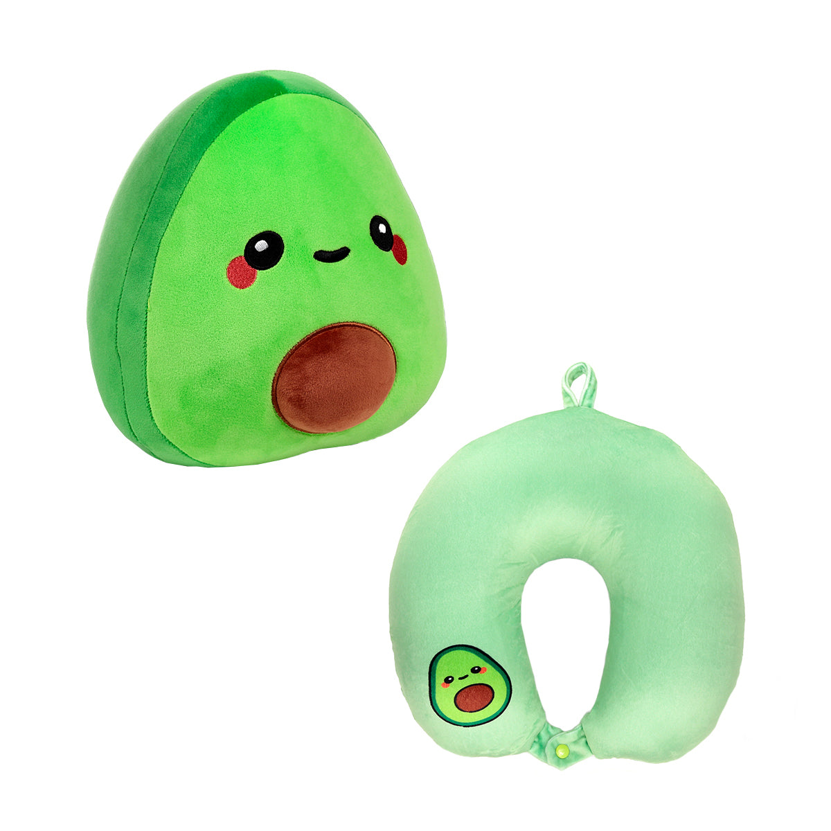 Sombo Reisekissen – 2in1 – 180×340×260 mm – Grün, Plüsch – Avocado – 1 Stk.