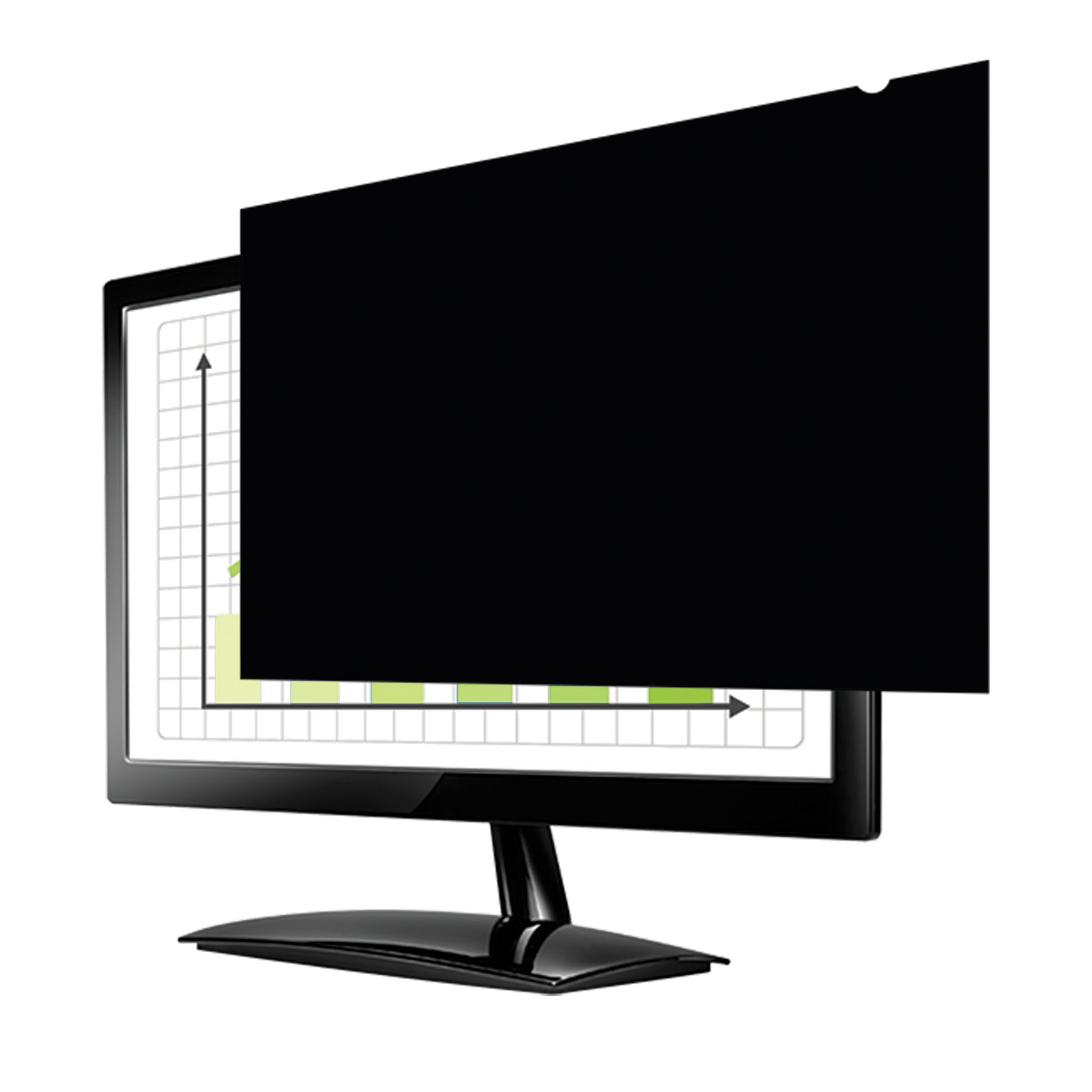 Fellowes Displayschutz für Bildschirme bis 23" (16:9) – Schwarz