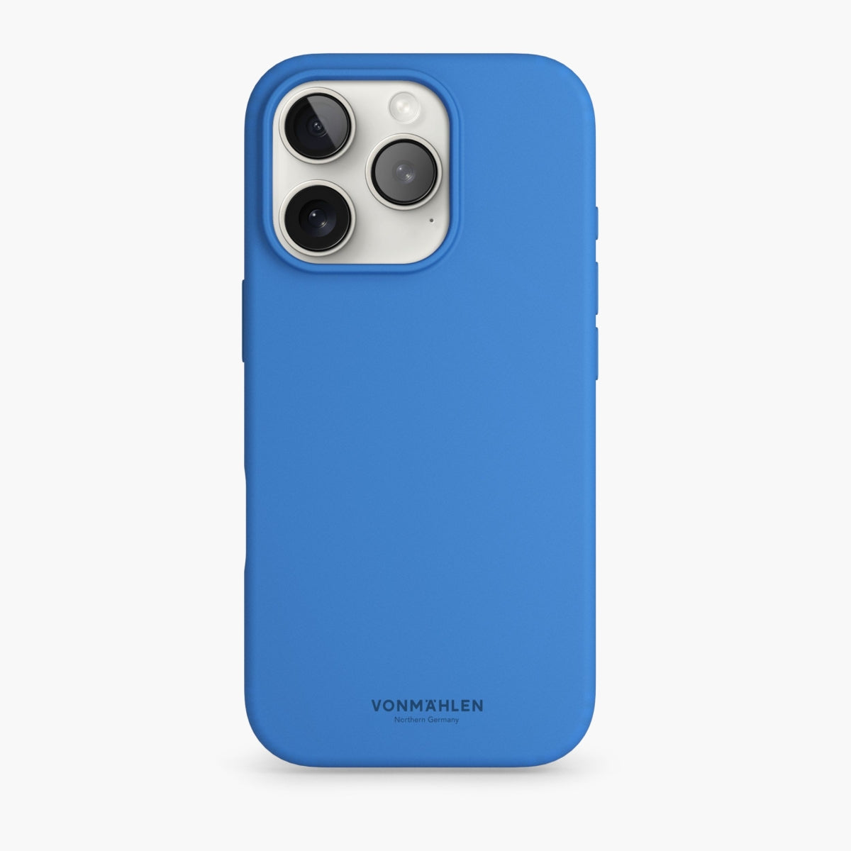 Vonmählen Backcover – für Apple iPhone 16 Pro – Eisblau – Silikon, MagSafe-kompatibel, schockresistent