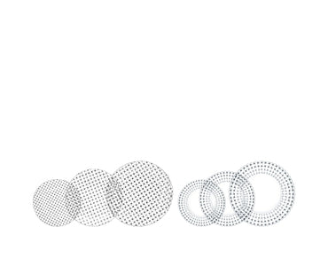 Nachtmann Essteller Bossa Nova – 2er Set, Ø 28 cm, Kristallglas, Transparent, spülmaschinenfest