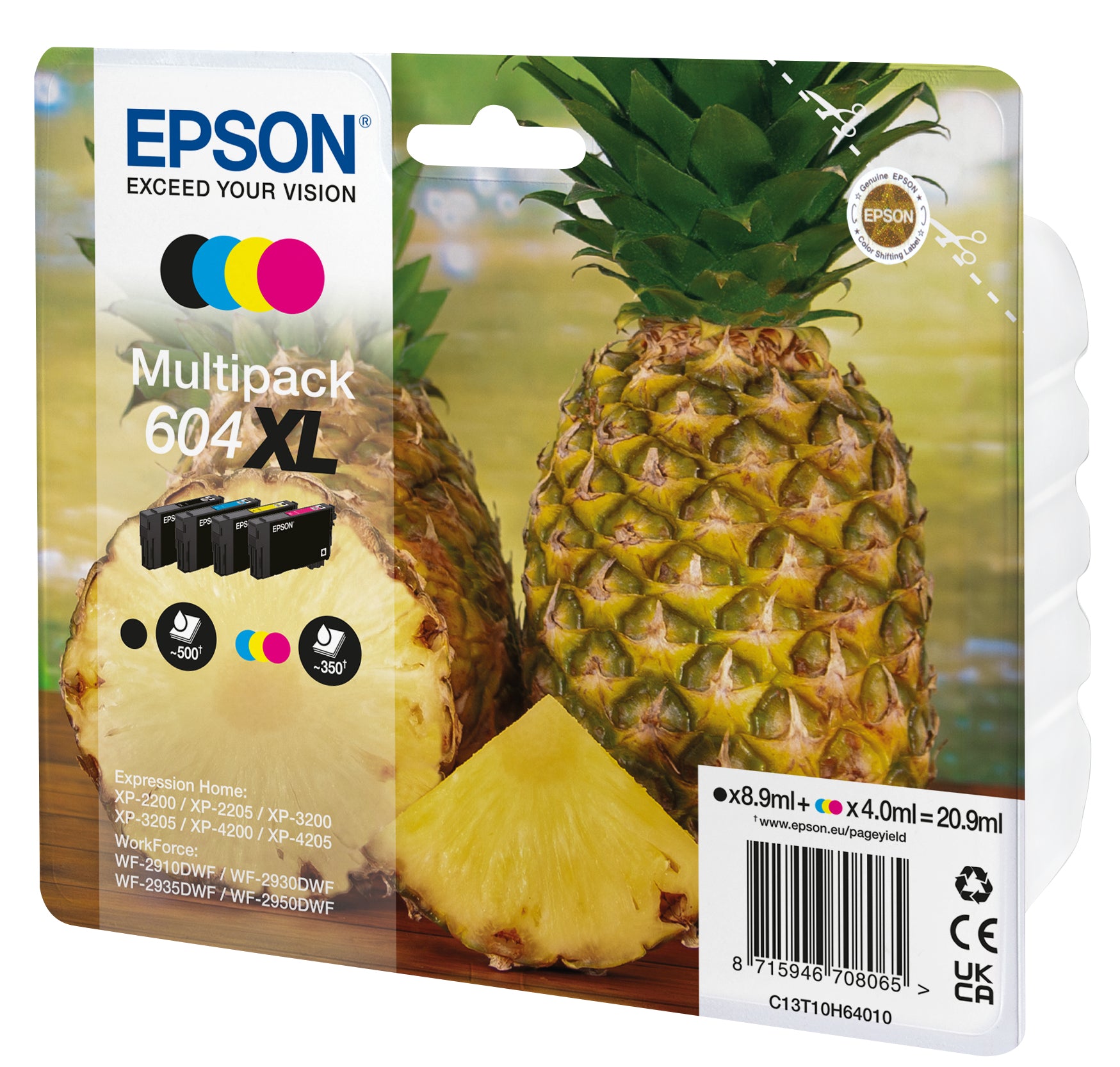 Epson 604XL CMYBK – 4 Farben, Multipack