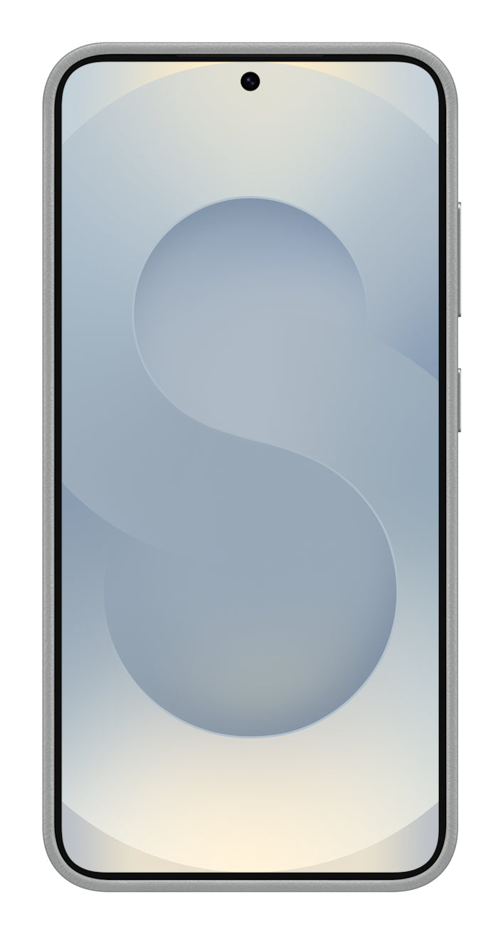 Samsung Backcover – für Samsung Galaxy S25 – grau – Leder