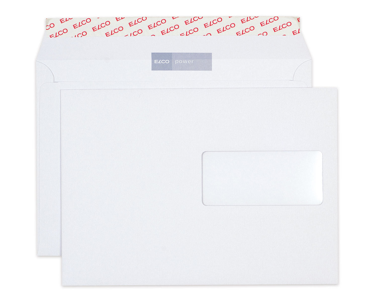 Elco Couvert C5, Fenster rechts, selbstklebend, weiss, 120 g/m² – 500 Stk.