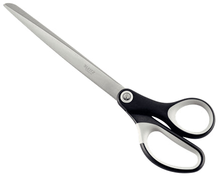 Leitz Schere 26,0 cm, für Rechts- und Linkshänder – Edelstahl, Grau