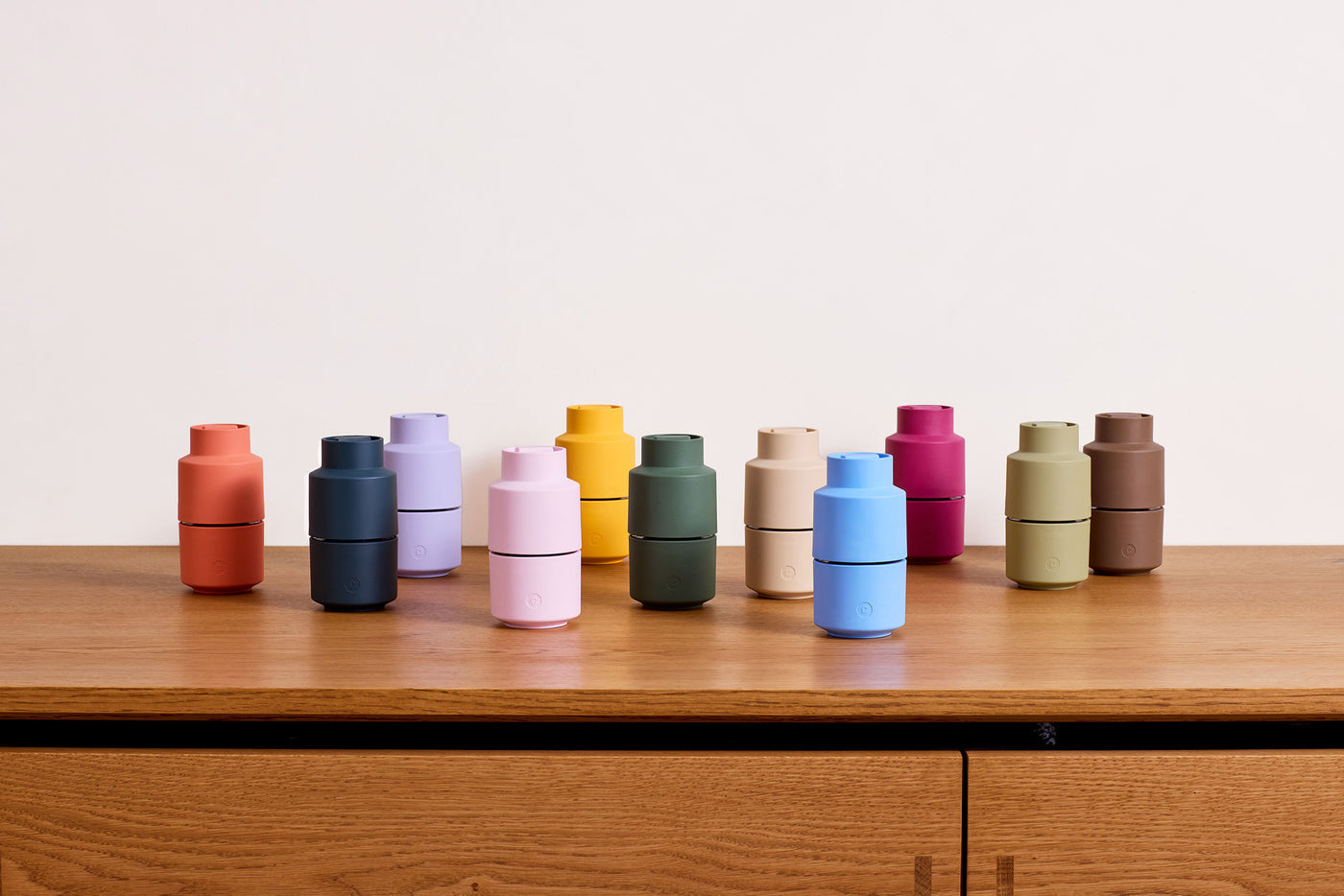 CrushGrind Salz-/Pfeffermühle 12 cm, Biokomposit/Kunststoff, Hellblau