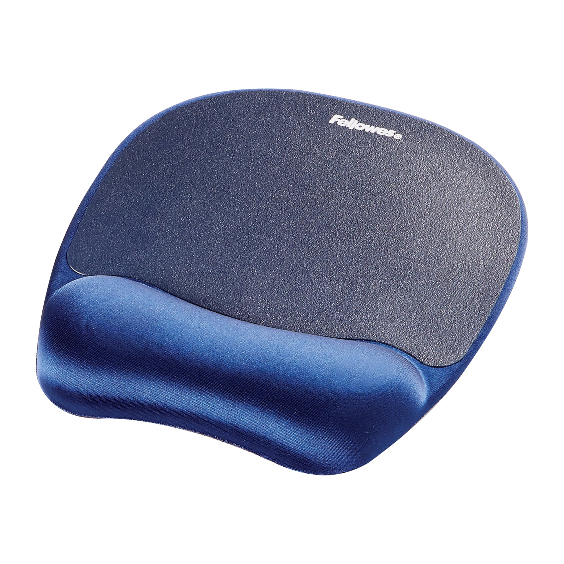 Fellowes Mausmatte mit Handgelenkauflage – für Maus – Memory-Schaum – 230×196×20 mm – Saphirblau