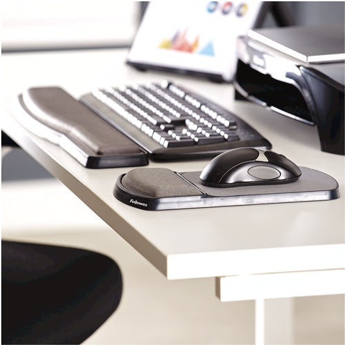 Fellowes Handgelenkauflage für Maus – Gel – Graphit – 157,2 × 249,2 mm