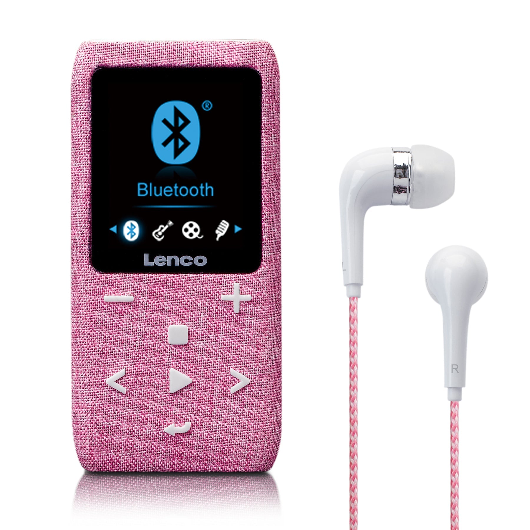 Lenco Xemio-861 – Hi-Res-Player, 8 GB, Bluetooth, UKW – Rosa