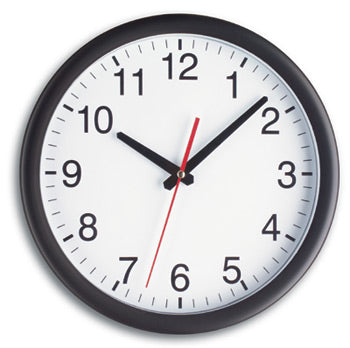 TFA-Dostmann TFA Dostmann Wanduhr 7 Analog, Ø 30 cm, Schwarz/Weiss, Kunststoff, Glas