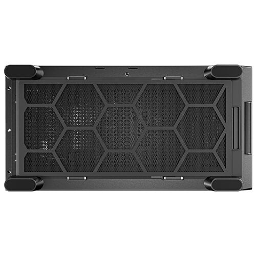 Antec FLUX – PC-Gehäuse – Midi-Tower ATX, Schwarz, Seitenfenster, 5× Lüfter, 360/420 mm Radiatorunterstützung