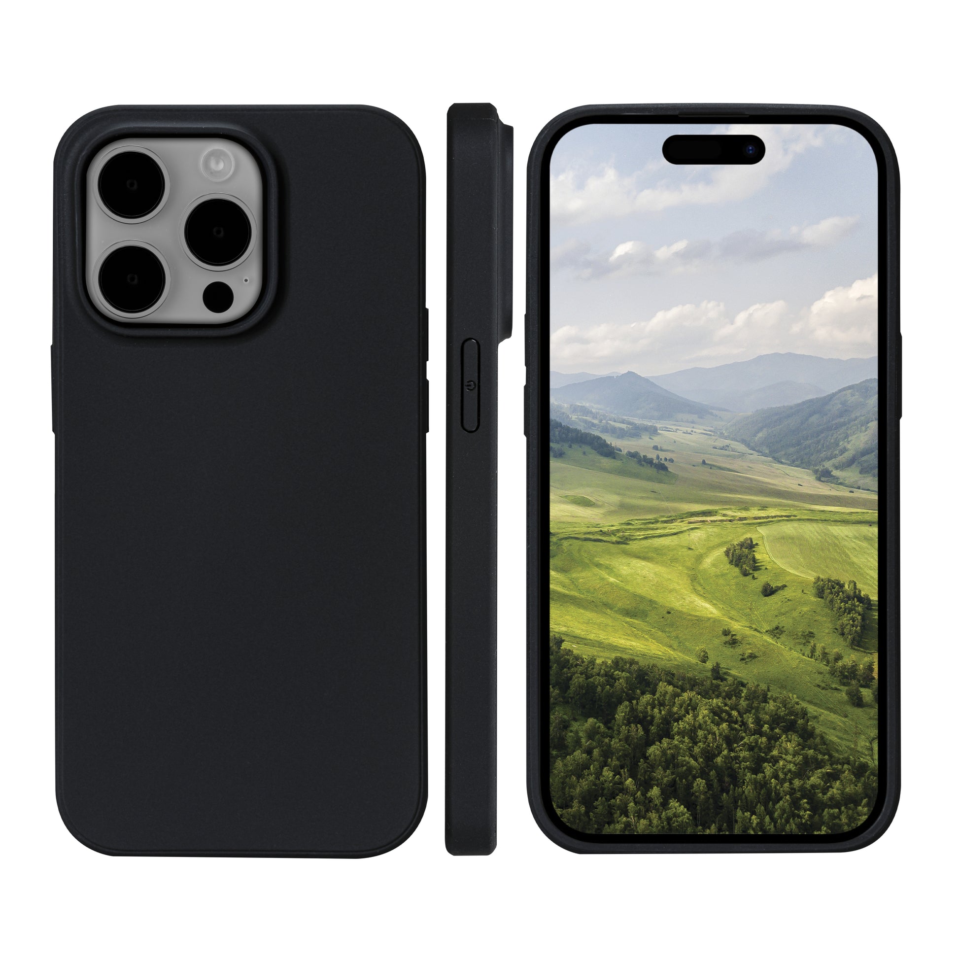 dbramante1928 Greenland Backcover – für Apple iPhone 15 Pro Max, Recycling-Kunststoff, schwarz
