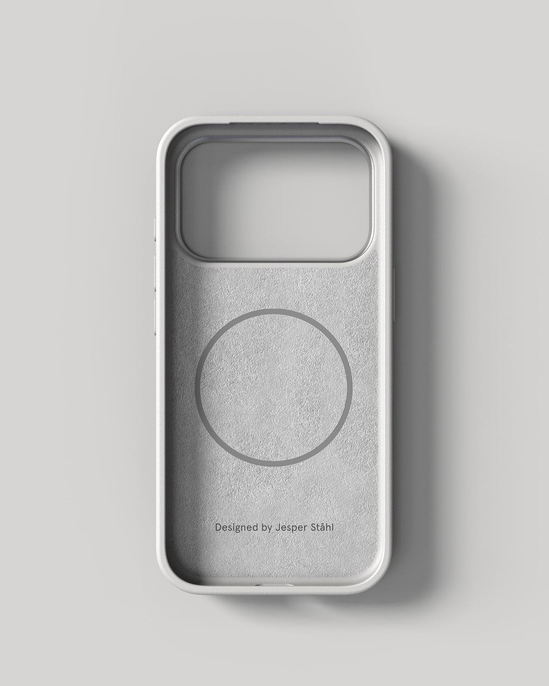 Nudient – Backcover – für Apple iPhone 17 Pro – weiss – MagSafe-kompatibel