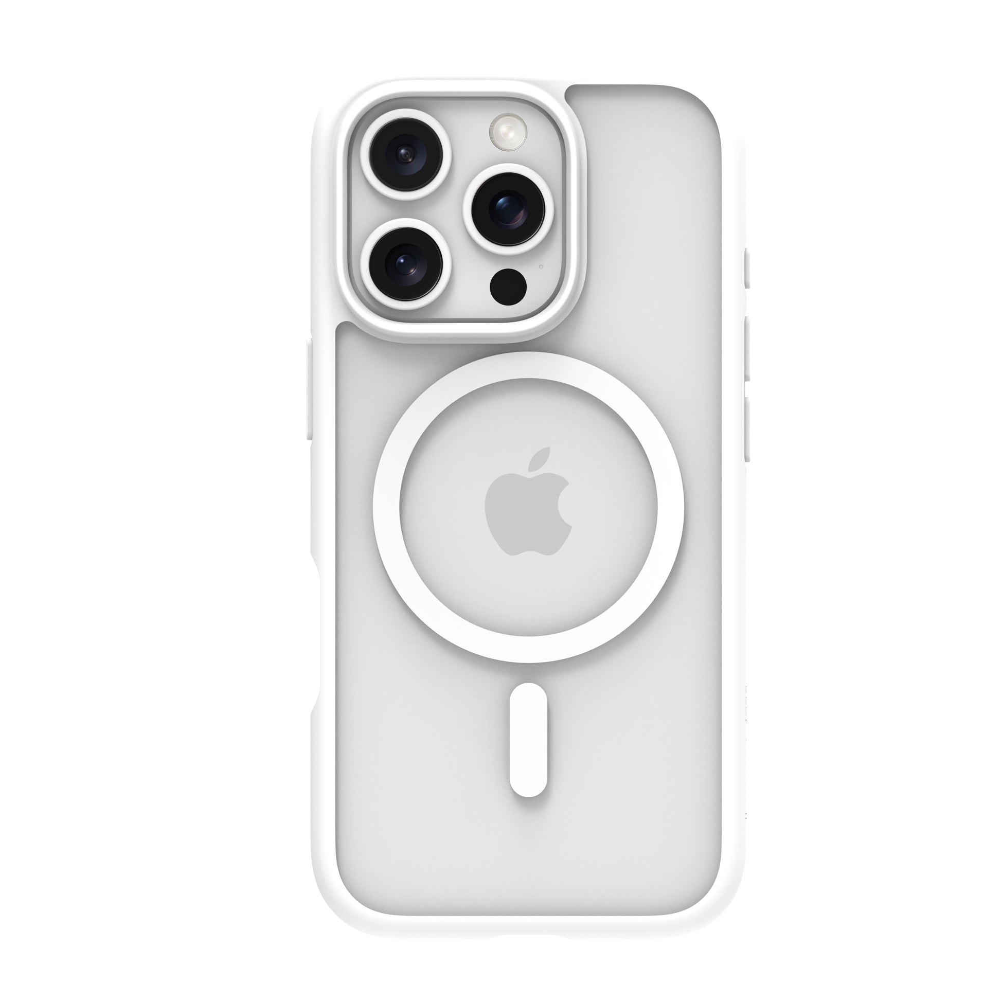 dbramante1928 Grenen Backcover – für Apple iPhone 16 Pro, Recycling-Kunststoff, weiss, bis 2 m sturzsicher