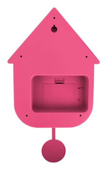 Karlsson Kuckucksuhr – 21,5 × 41 × 8,5 cm, pink, Kunststoff