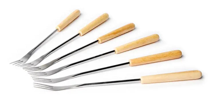 Stöckli Käsefondue-Set Sätnis 22 cm, 8-teilig, für 6 Personen – mit Pastenbrenner, Metall, für Induktion, braun