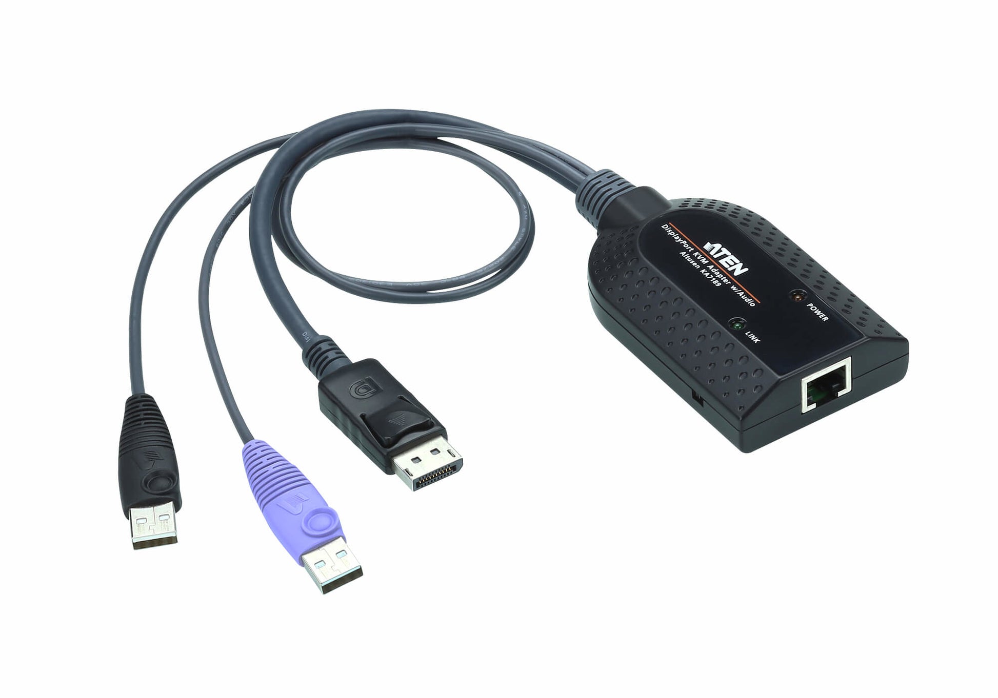 ATEN USB auf Ethernet (RJ-45) Adapter, USB 2.0, 9,1 cm