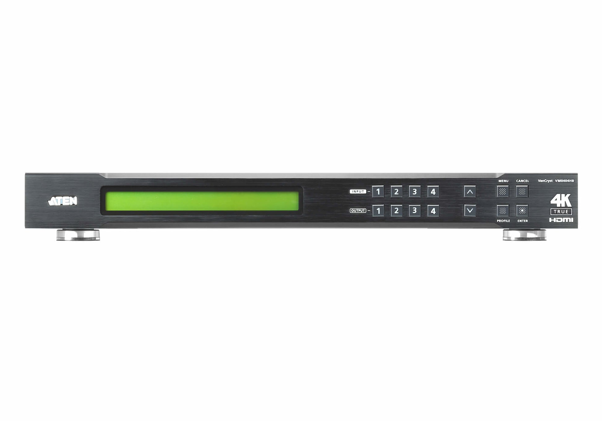 ATEN VM0404HB – HDMI Matrix Switch, Matrix 4×4, 4K@60 Hz, 15 m, HDR, HDCP 2.2, RS‑232/IR, Scaler