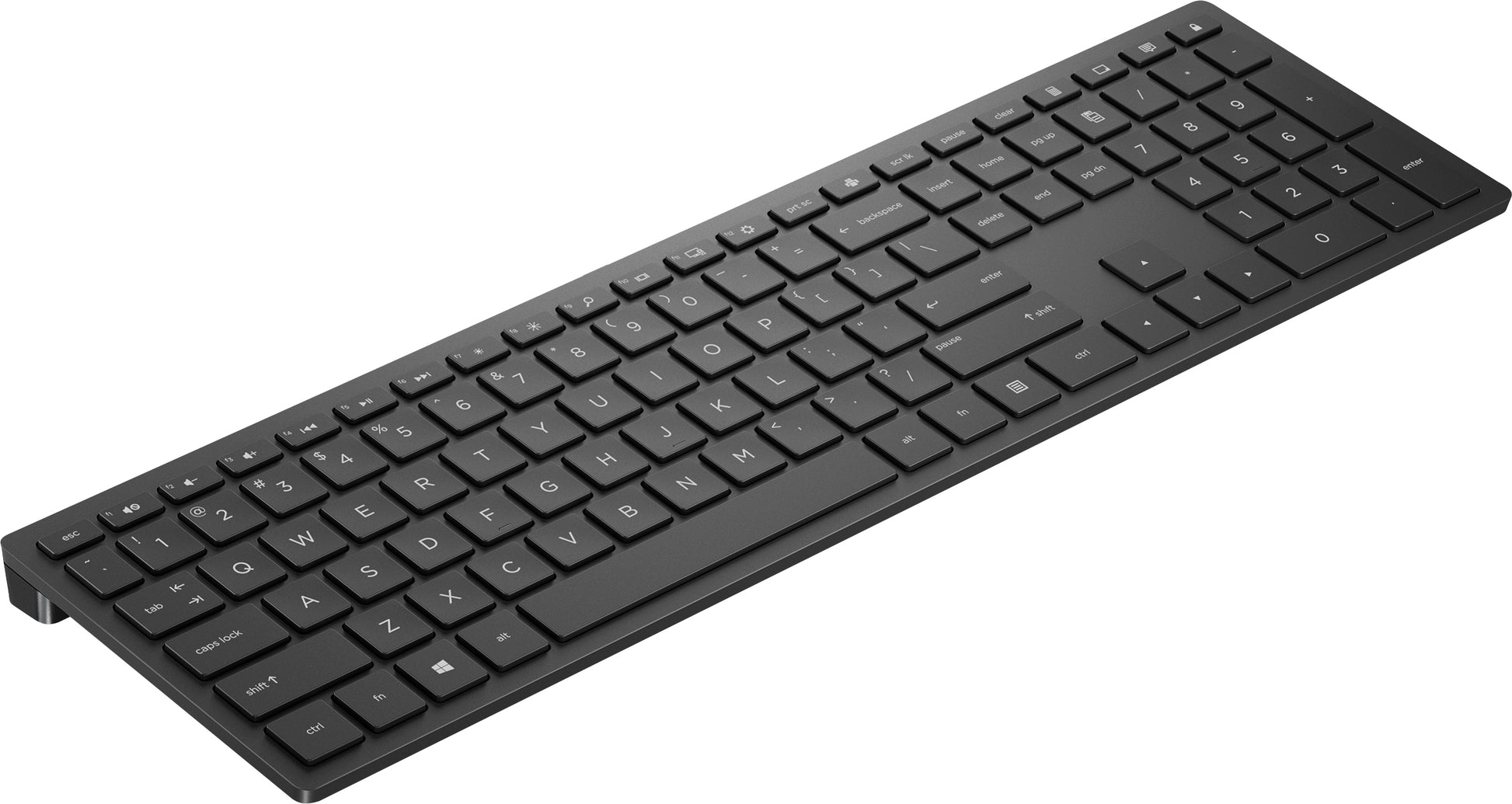 HP Pavilion 400 Wireless – Tastatur – 2,4 GHz (Nano-Empfänger) – AZERTY (FR) – Schwarz