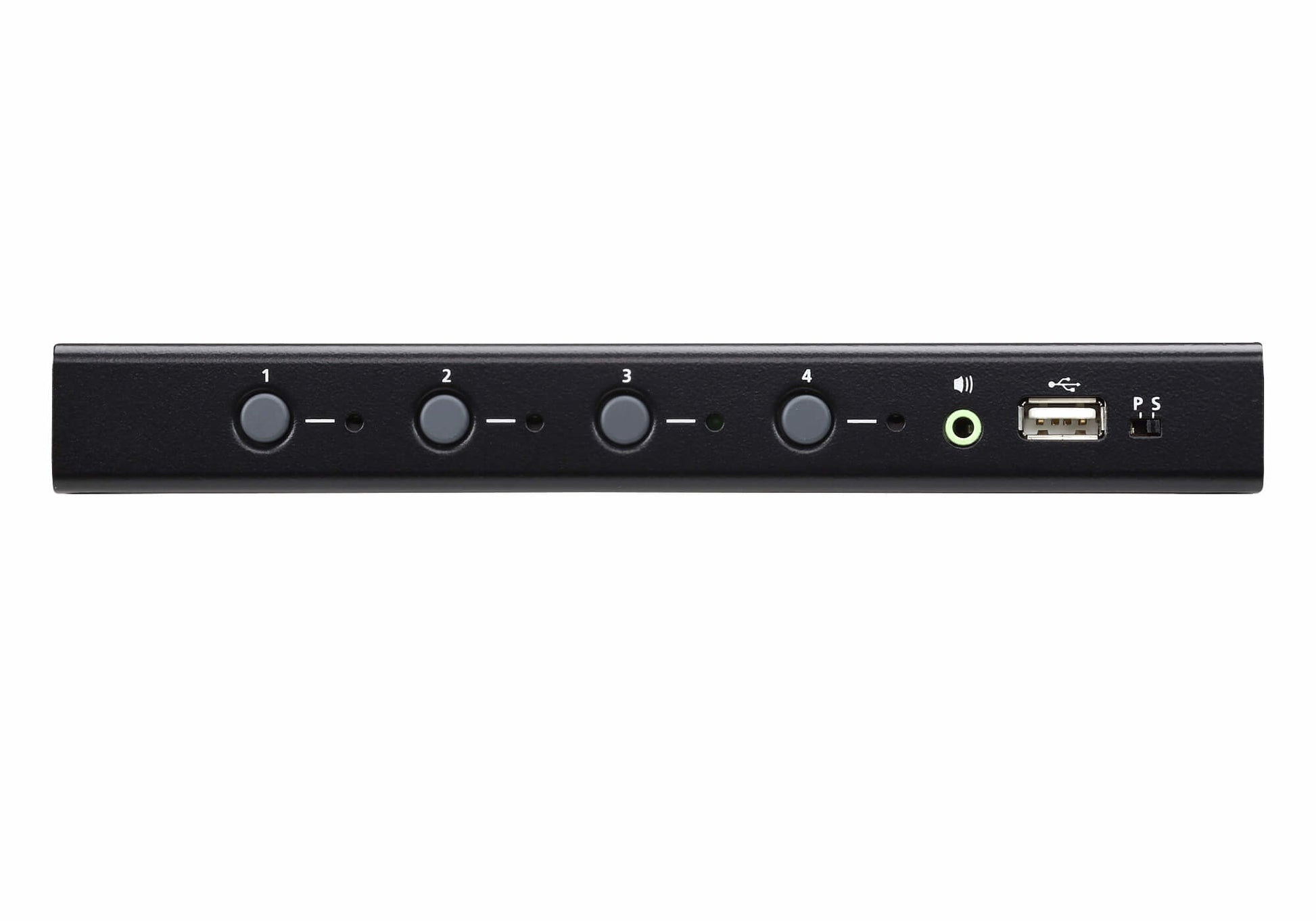 ATEN CS724KM – KVM-Switch 4×1, USB 2.0, Audio, externes Netzteil