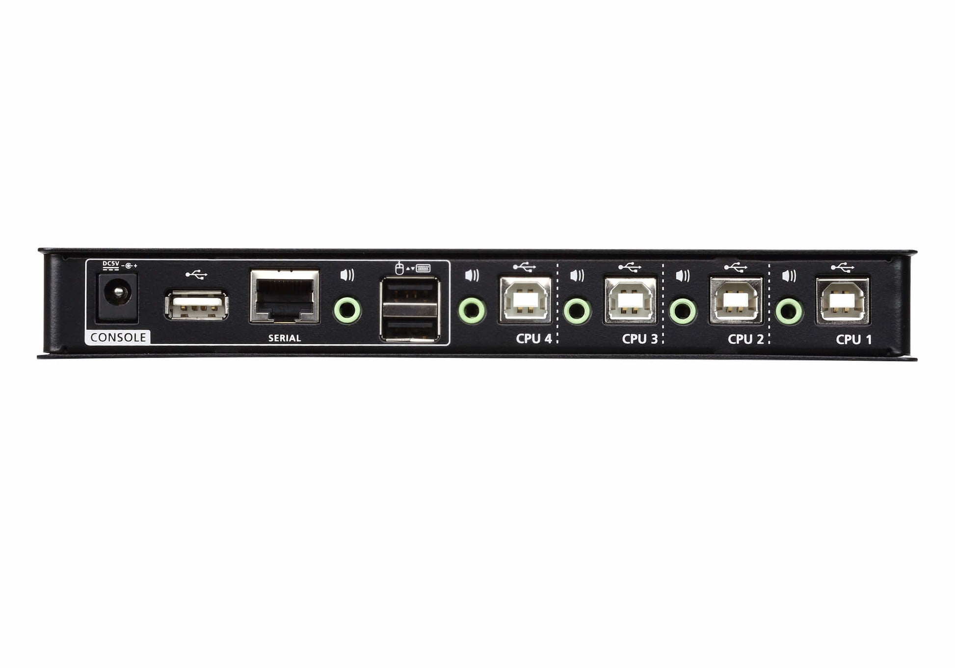ATEN CS724KM – KVM-Switch 4×1, USB 2.0, Audio, externes Netzteil