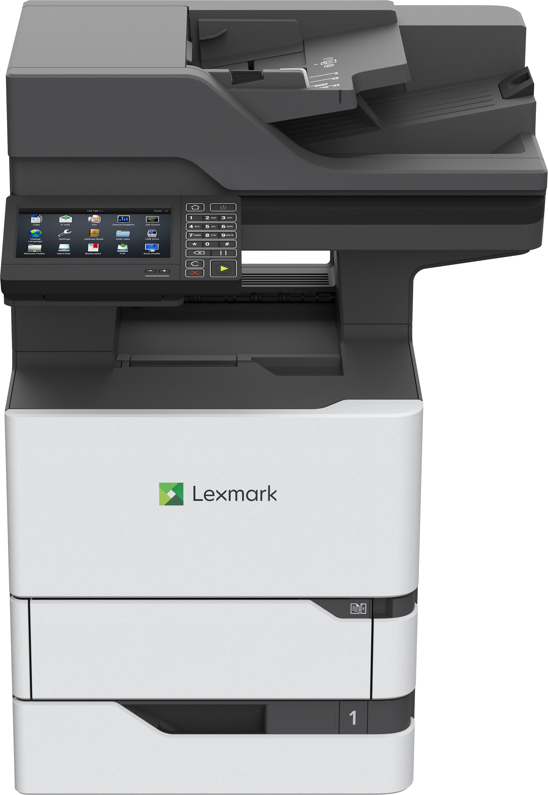 Lexmark XM5370 – Schwarz-Weiss, A4, Duplex, LAN, USB, 66 S./Min., AirPrint, Mopria