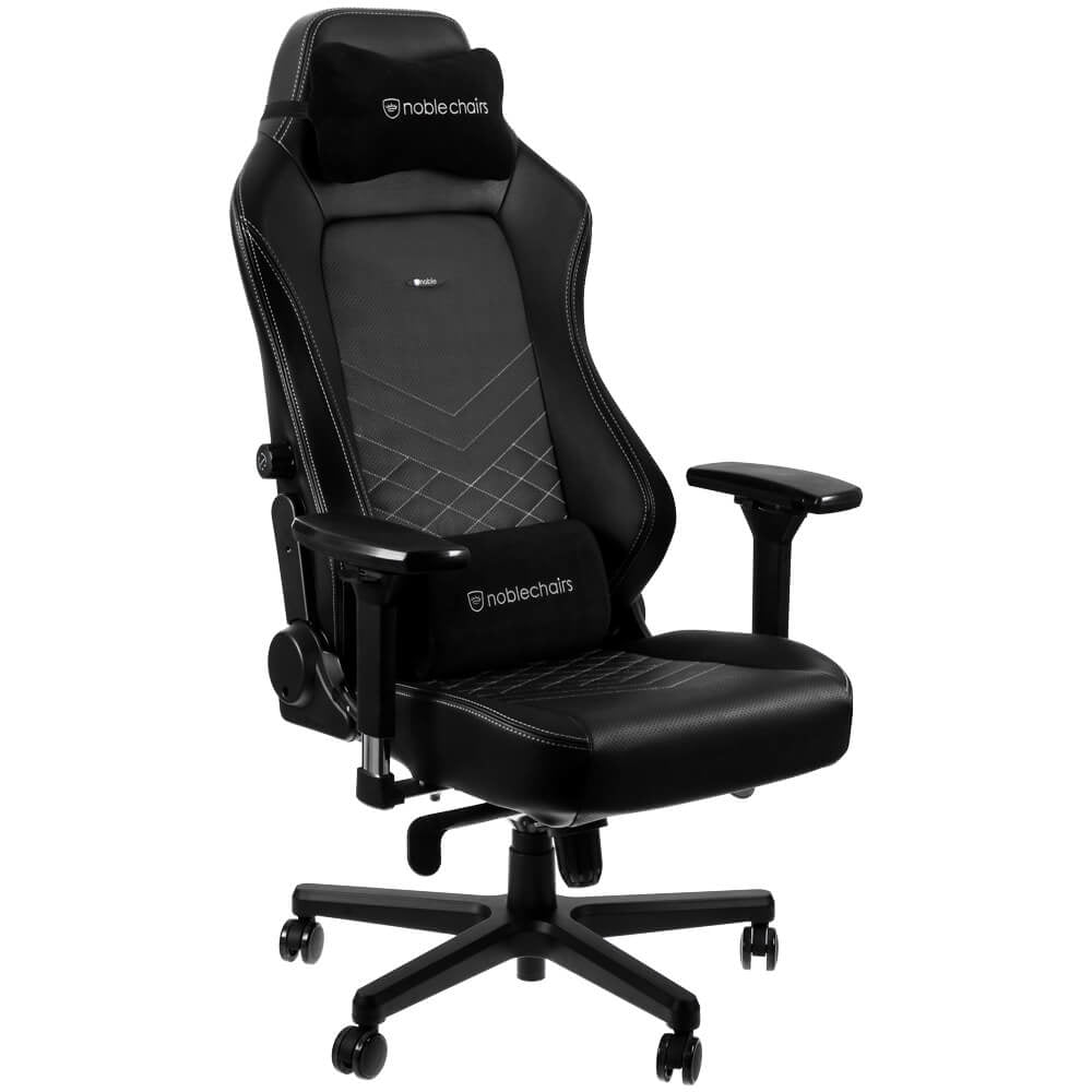 Noblechairs Konferenzstuhl Hero – 57×55×137 cm, weiss/schwarz